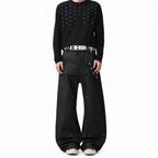 Double-Waist Wide-Leg Pants