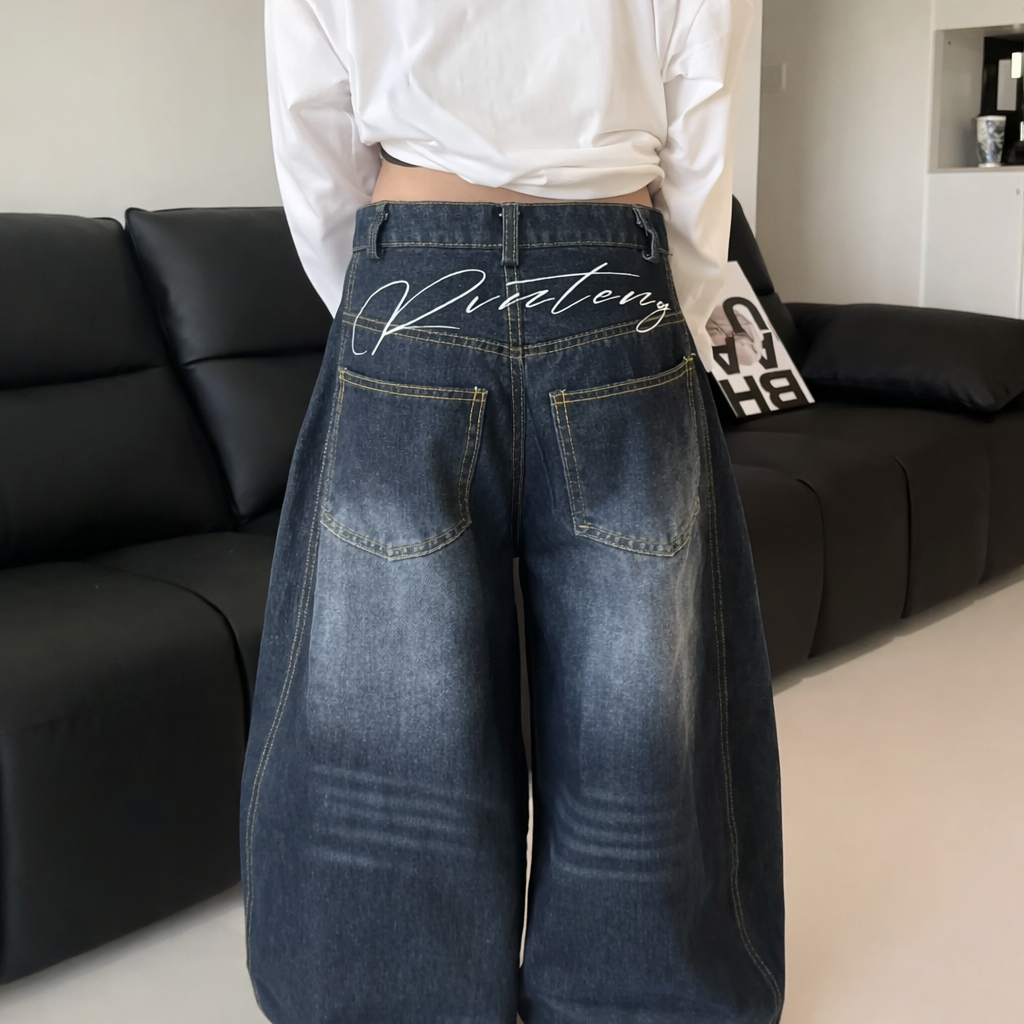 Core Wide-Leg Denim