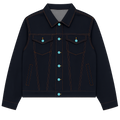 MIDNIGHT Button Denim Jacket