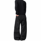 Double-Waist Wide-Leg Pants