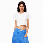 Halo Raw Crop Tee