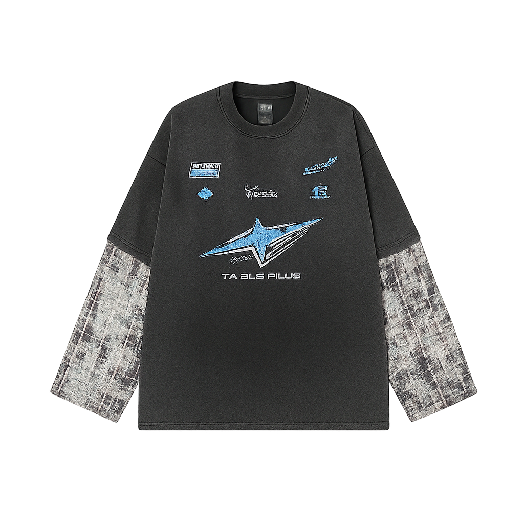 Blue Matrix Drift Tee