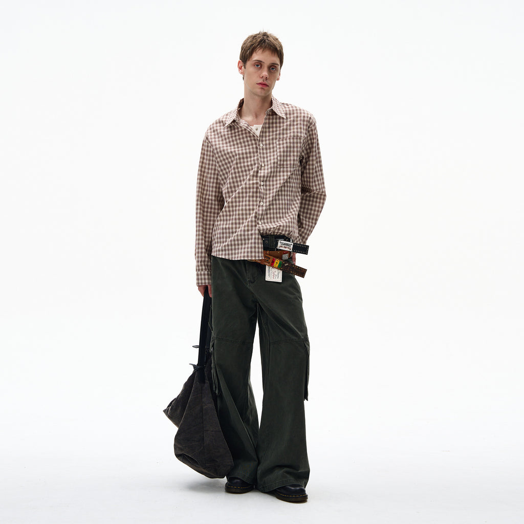 Atelier Plaid Button-Up