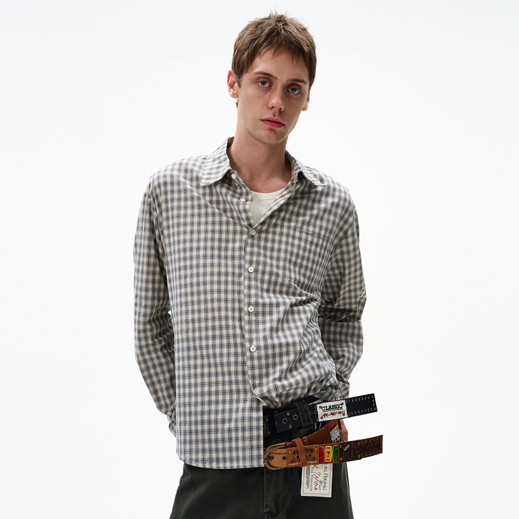 Atelier Plaid Button-Up