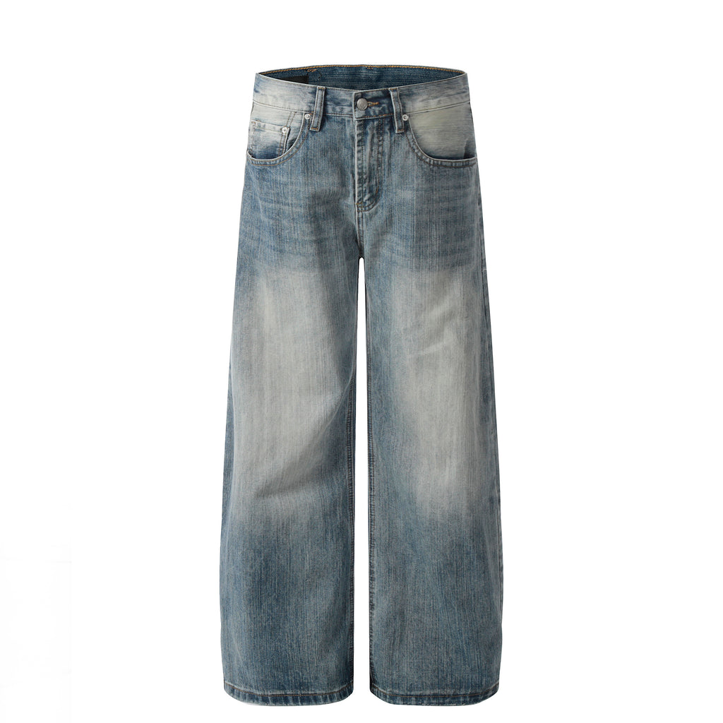 Street Form Washed Straight Denim