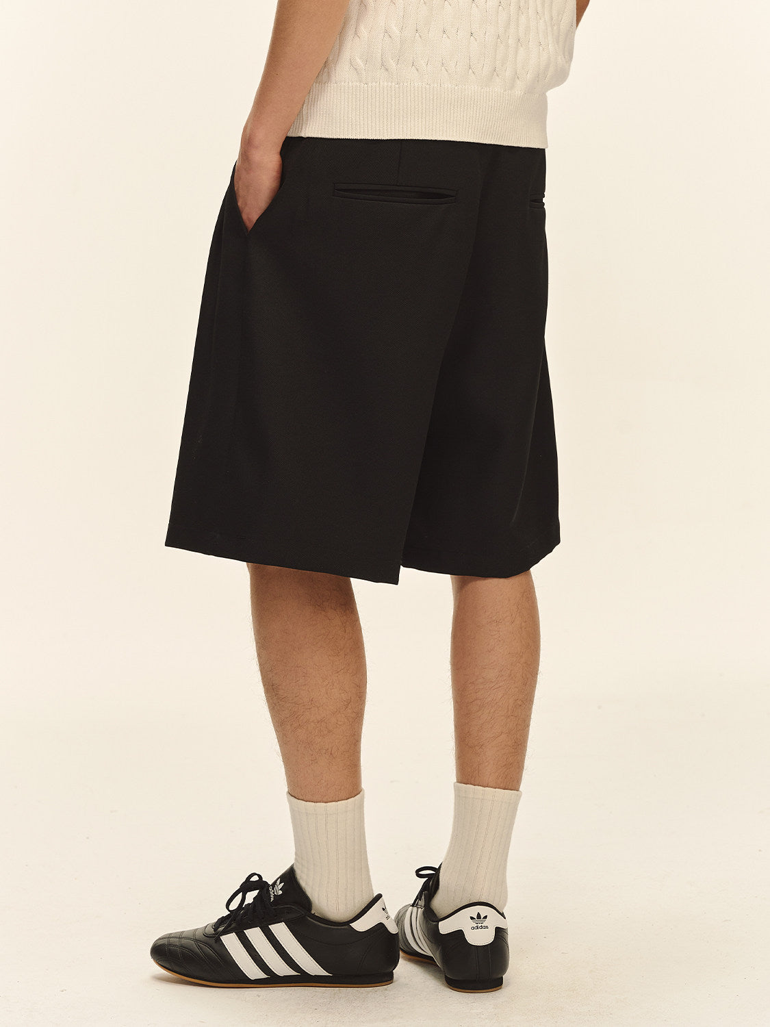 Noir Arc Bermuda Shorts
