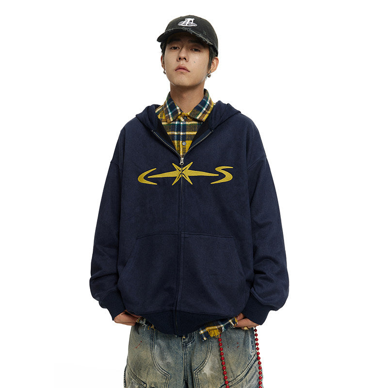 SuedeTouch Zip Hoodie