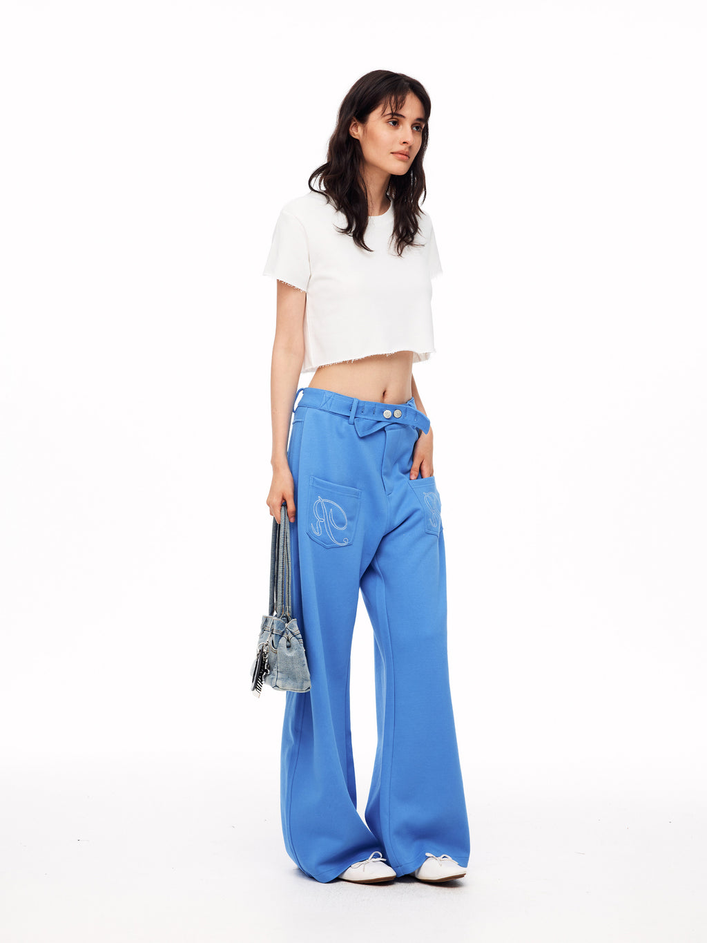 Halo Raw Crop Tee
