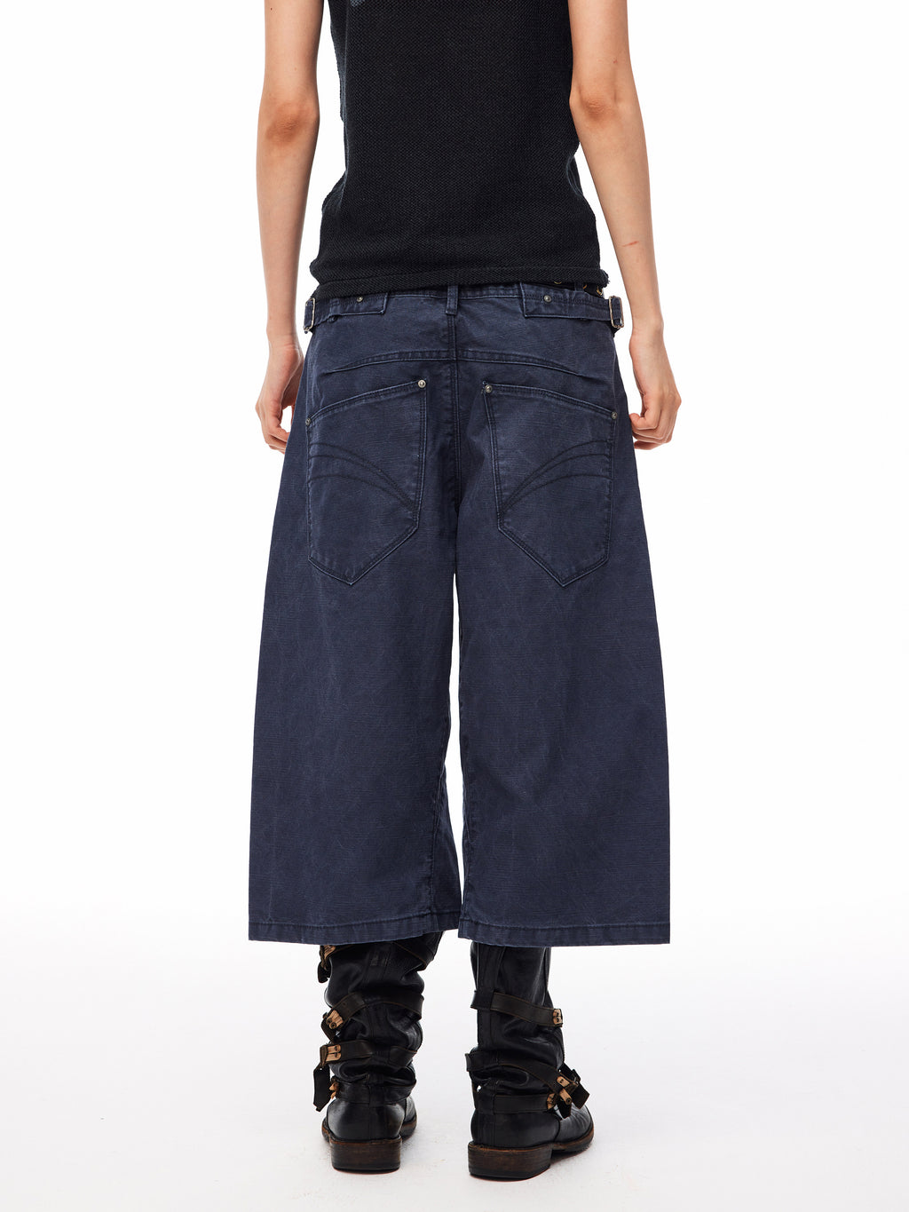 Anchor Cropped Denim