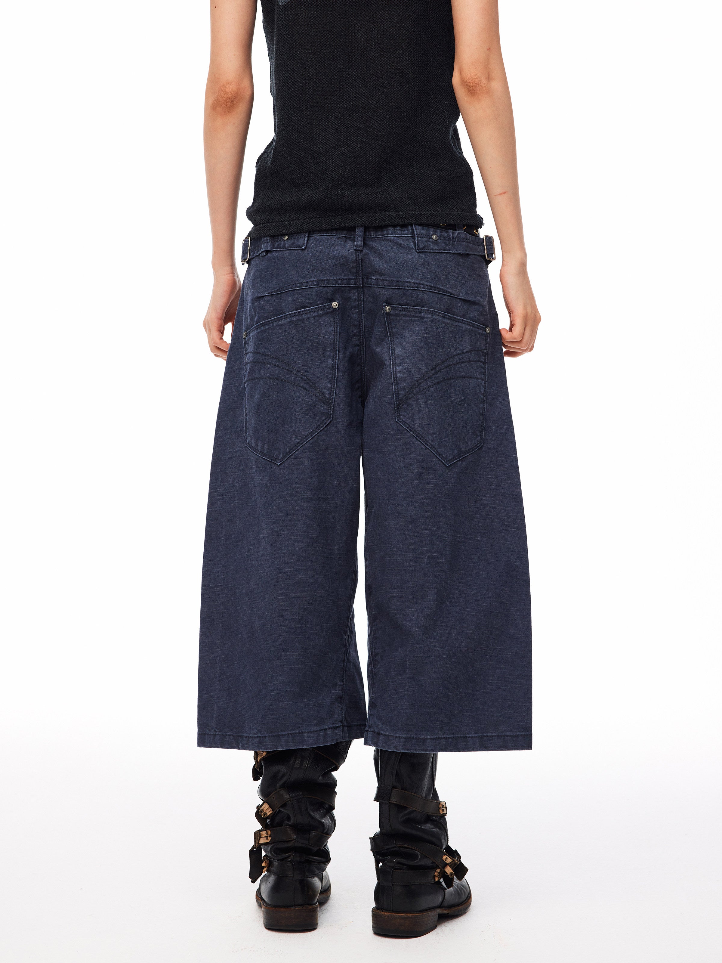 Anchor Cropped Denim
