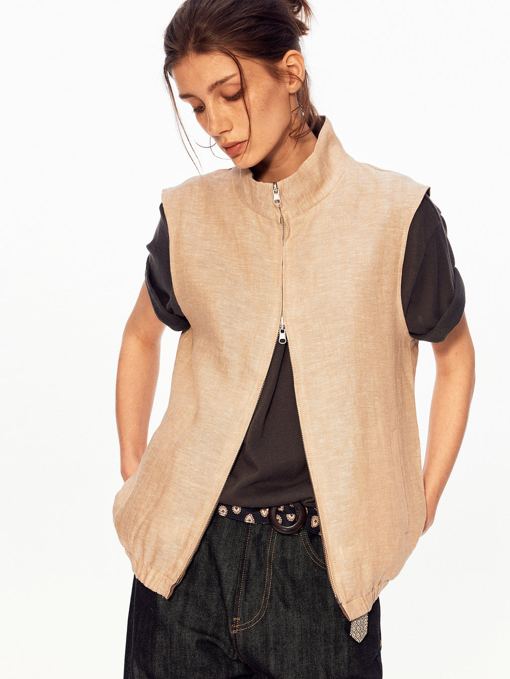 Nomad Linen Vest