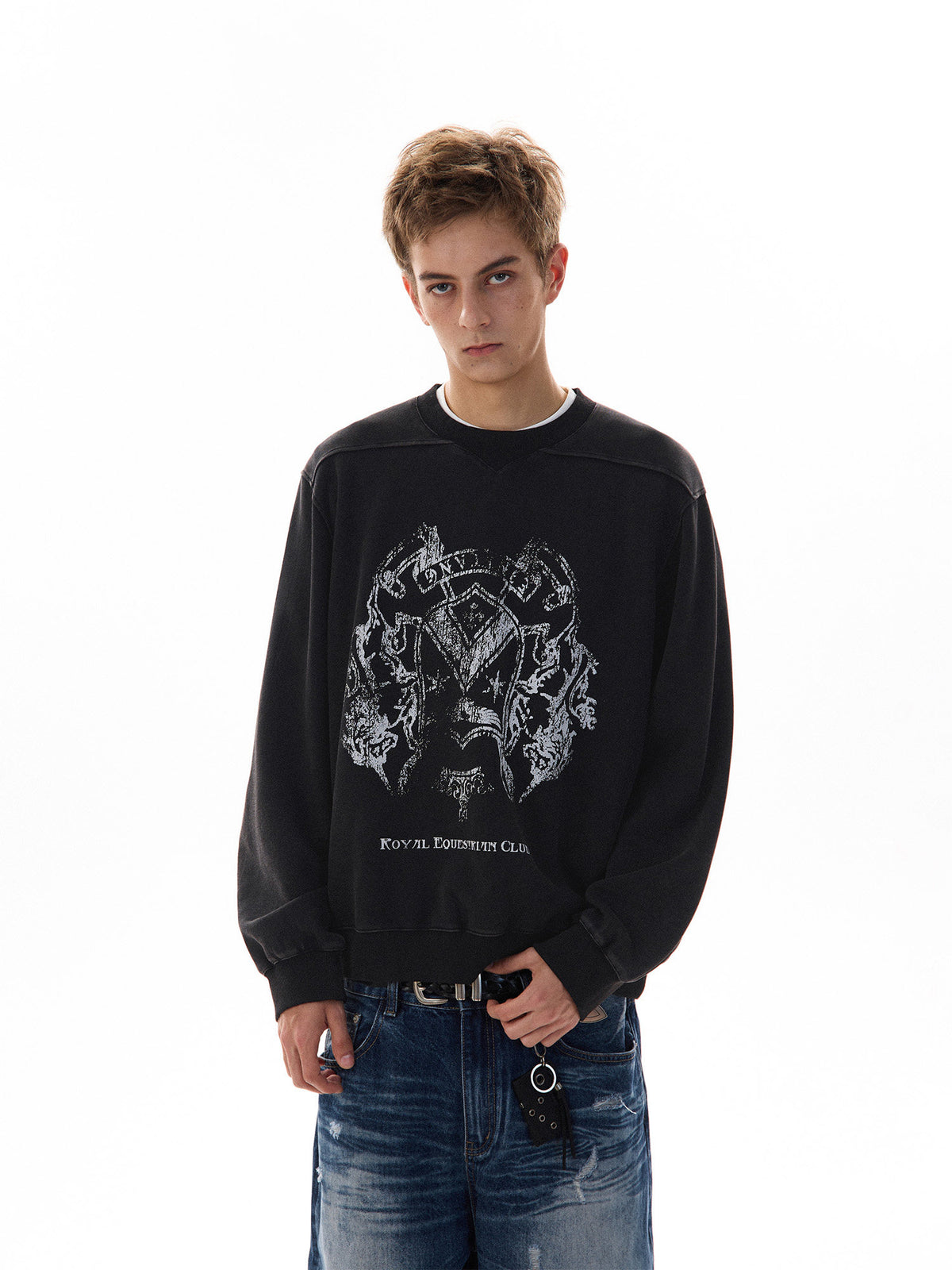Ruin Crest Graphic Crewneck