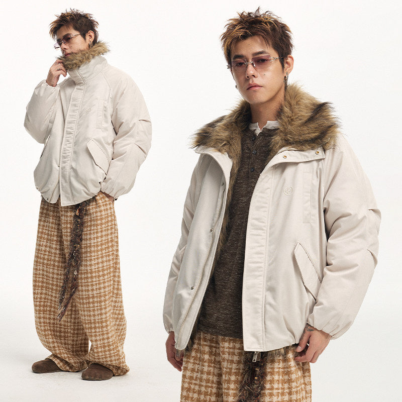 Arctic Crest Fur-Trim Down Jacket