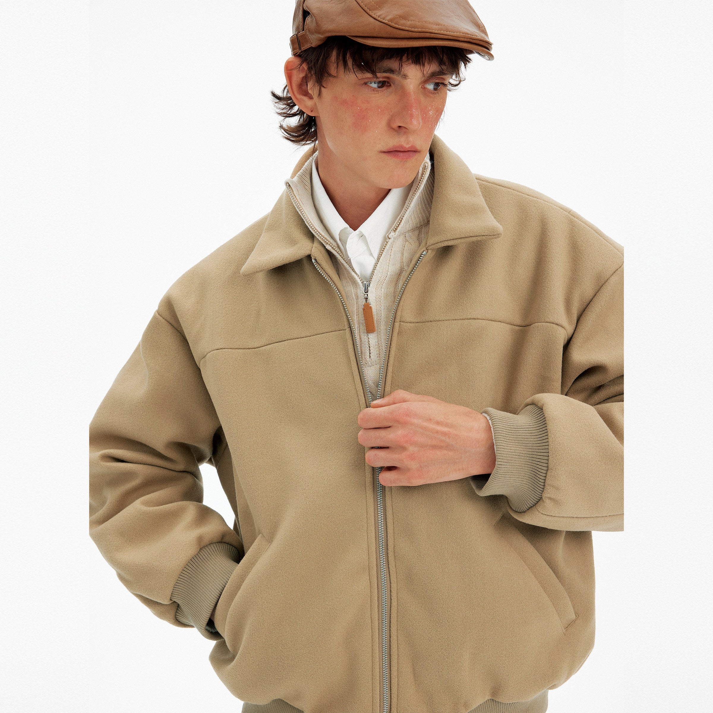 Essentials Line Stand Collar Down Jacket