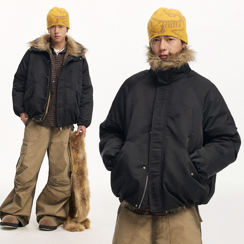 Arctic Crest Fur-Trim Down Jacket