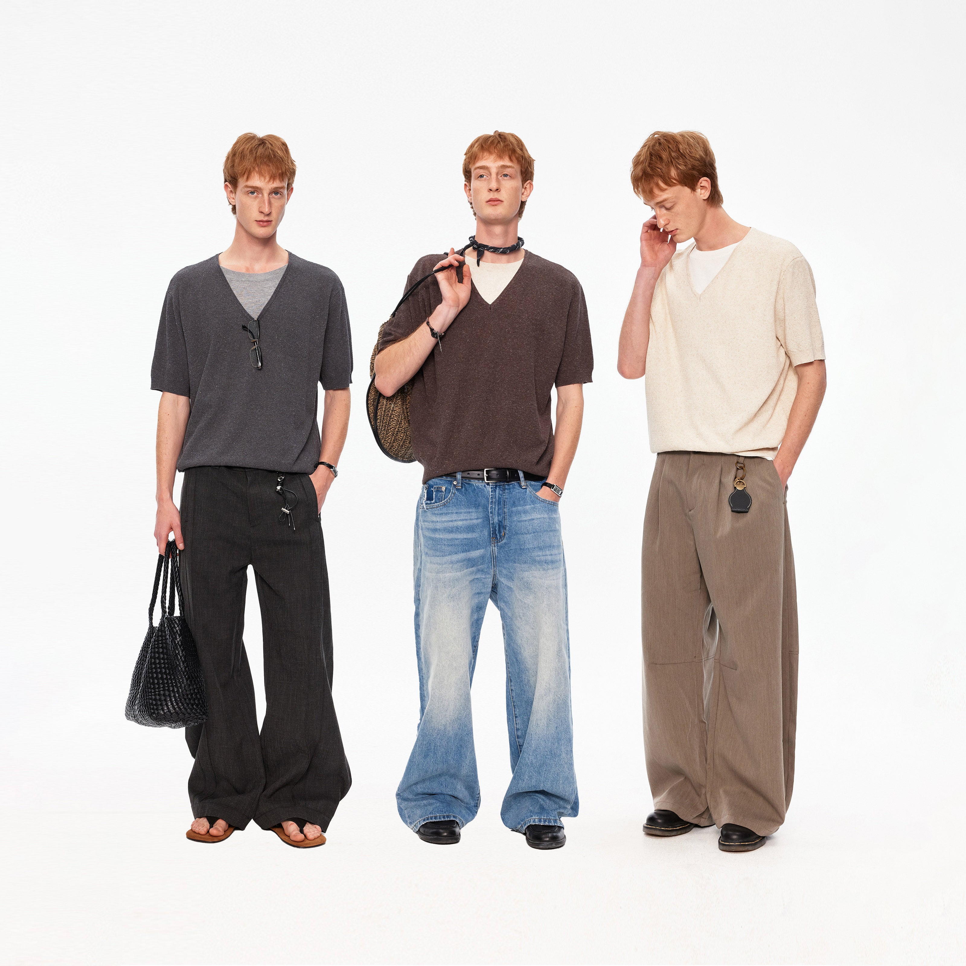 Atelier Layered Knit V-Neck