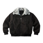 Alpine Fur-Collar Bomber Jacket