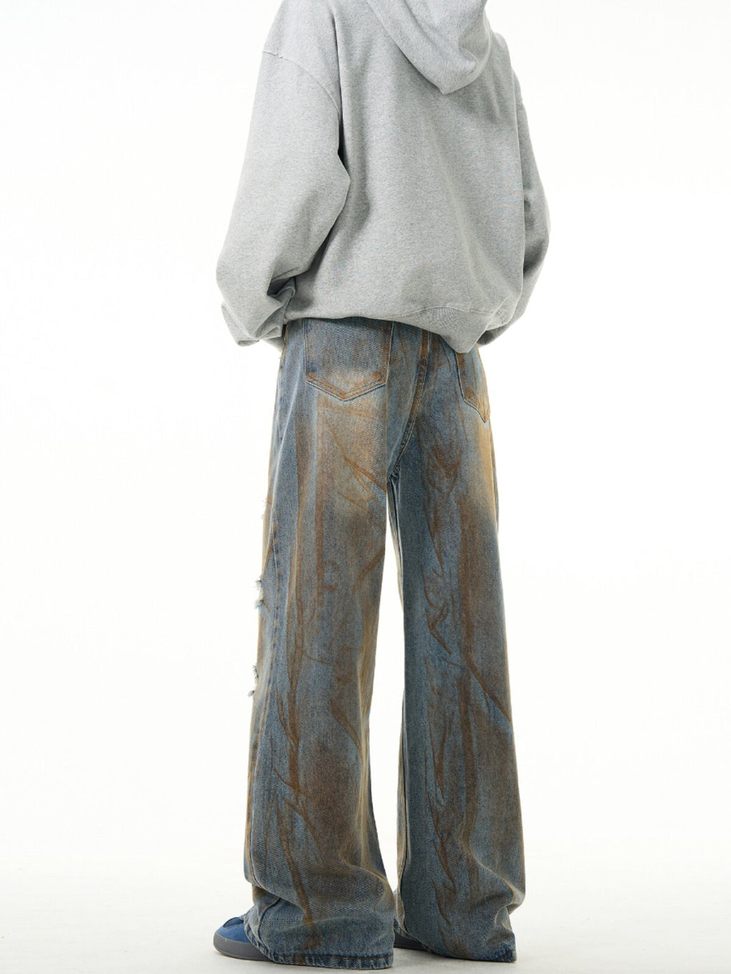 Dirty Wash Paint Denim