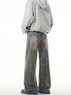 Dirty Wash Paint Denim