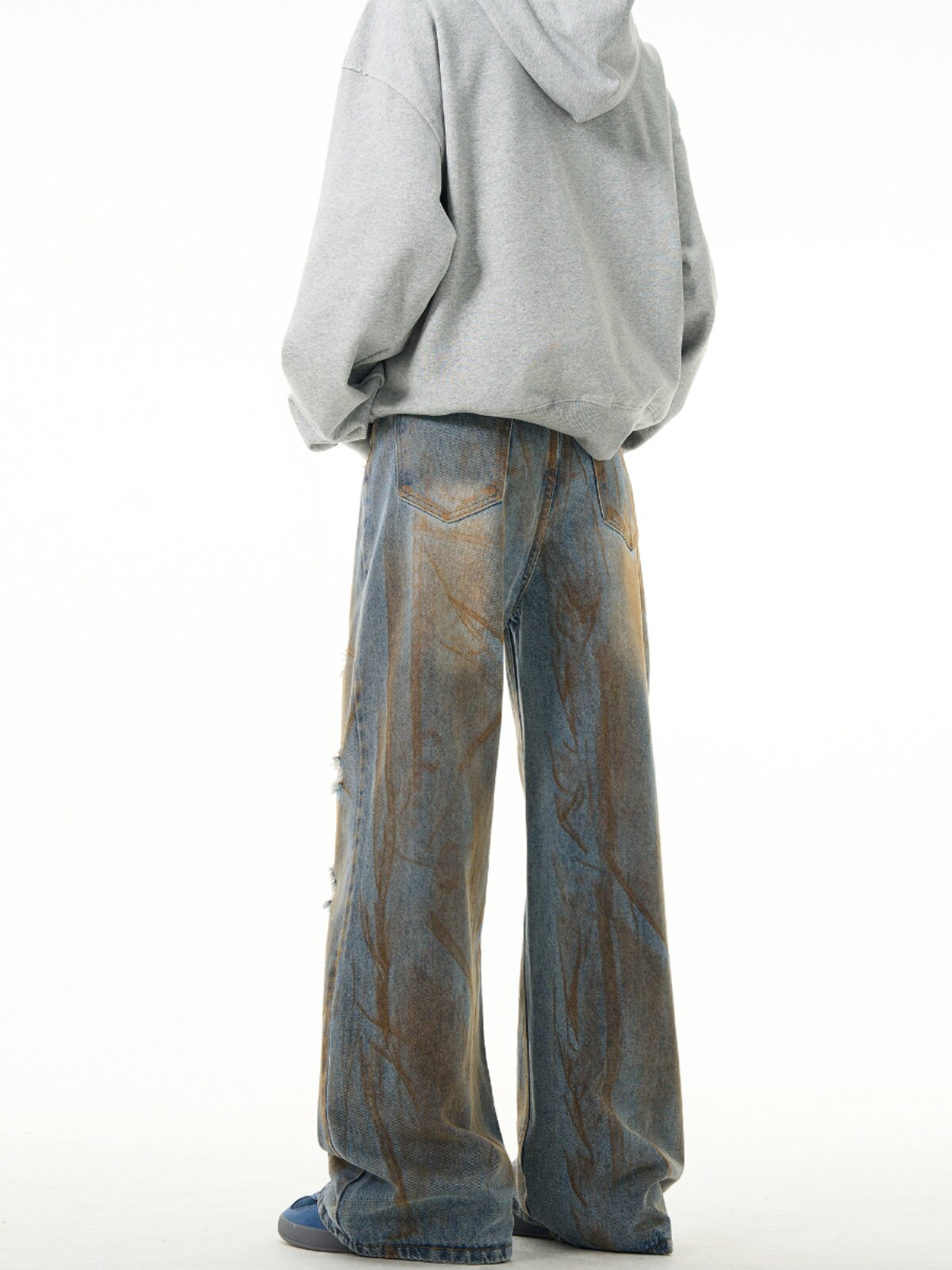 Dirty Wash Paint Denim