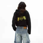 Atelier Distressed Zip Hoodie
