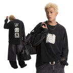 Echo Frame Washed Long Sleeve