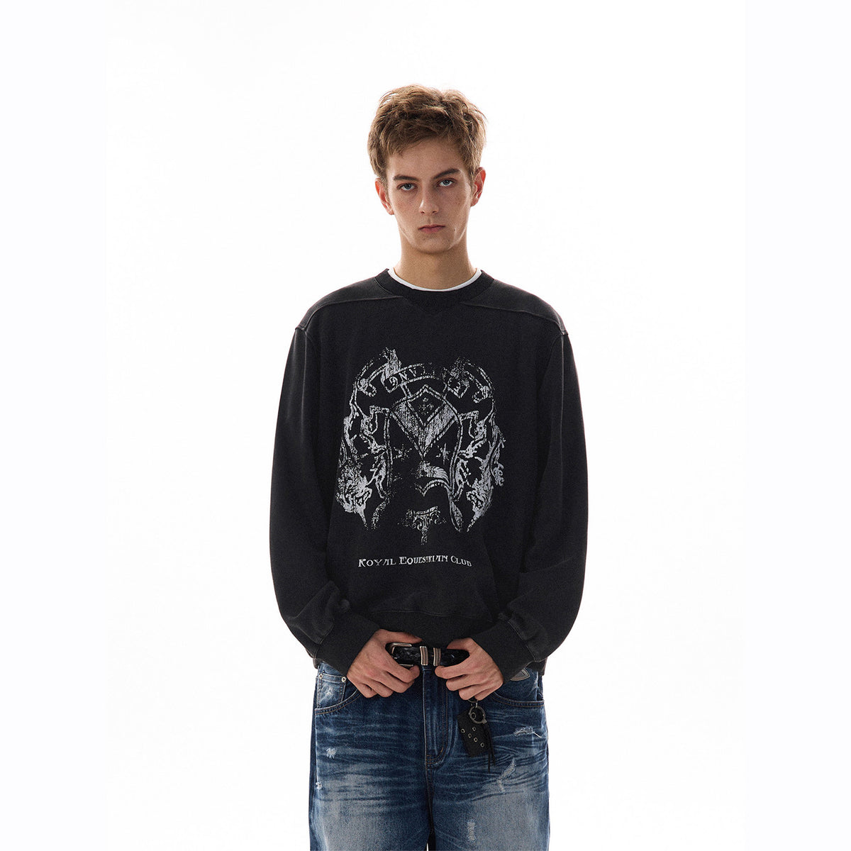 Ruin Crest Graphic Crewneck