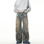 Dirty Wash Paint Denim