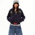Atelier Distressed Zip Hoodie