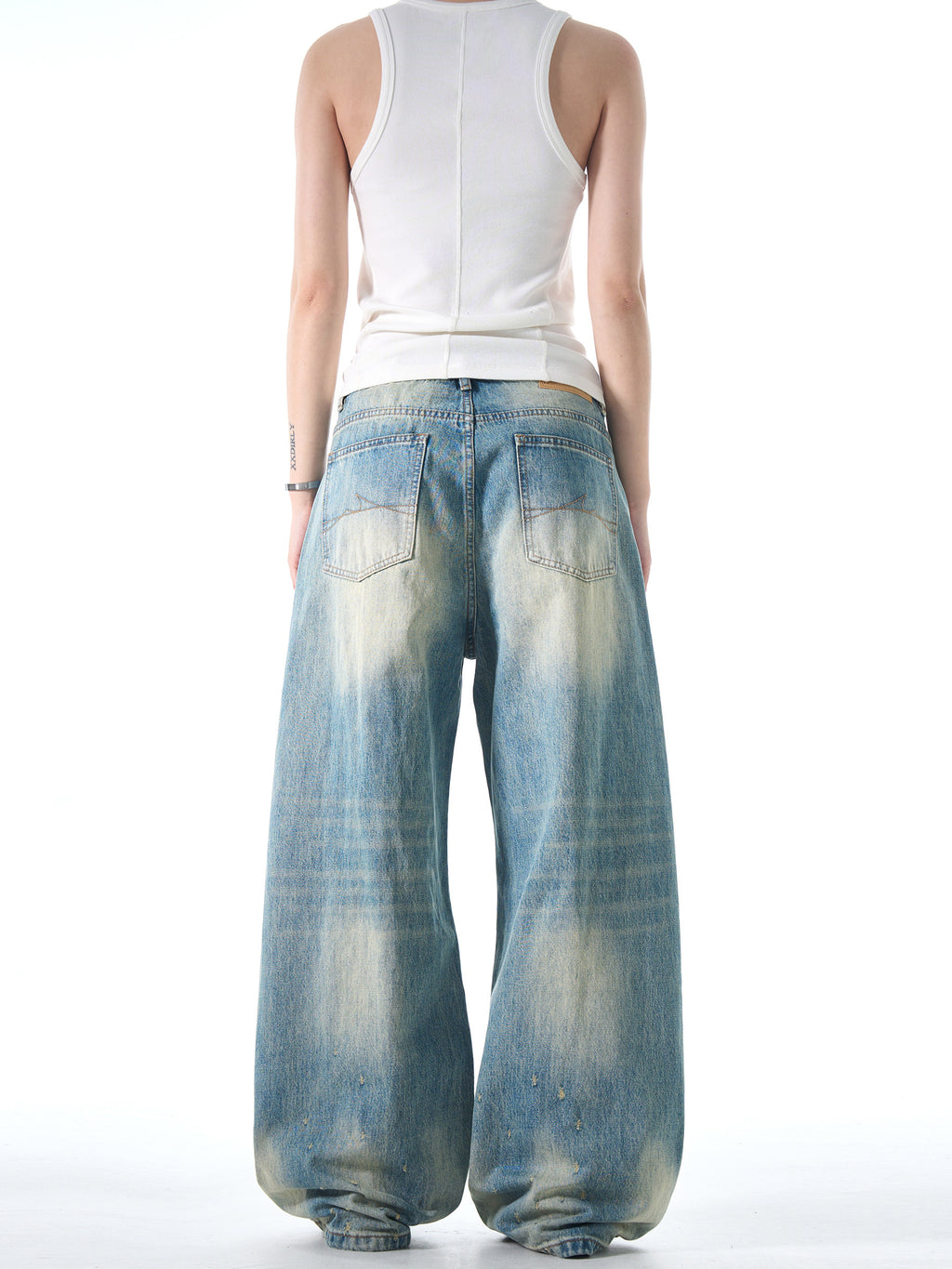 Atelier Washed Wide Leg Denim
