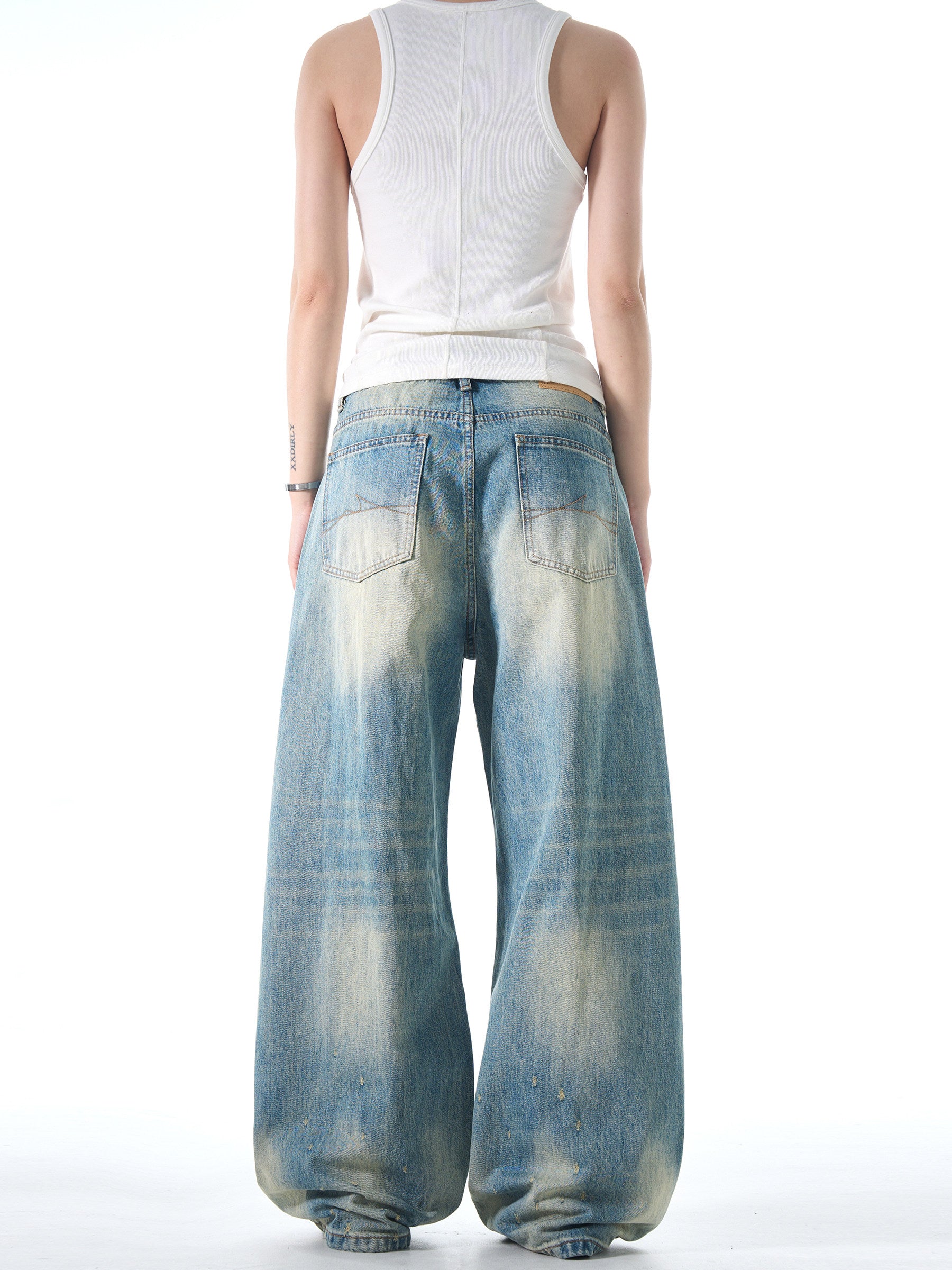 Atelier Washed Wide Leg Denim