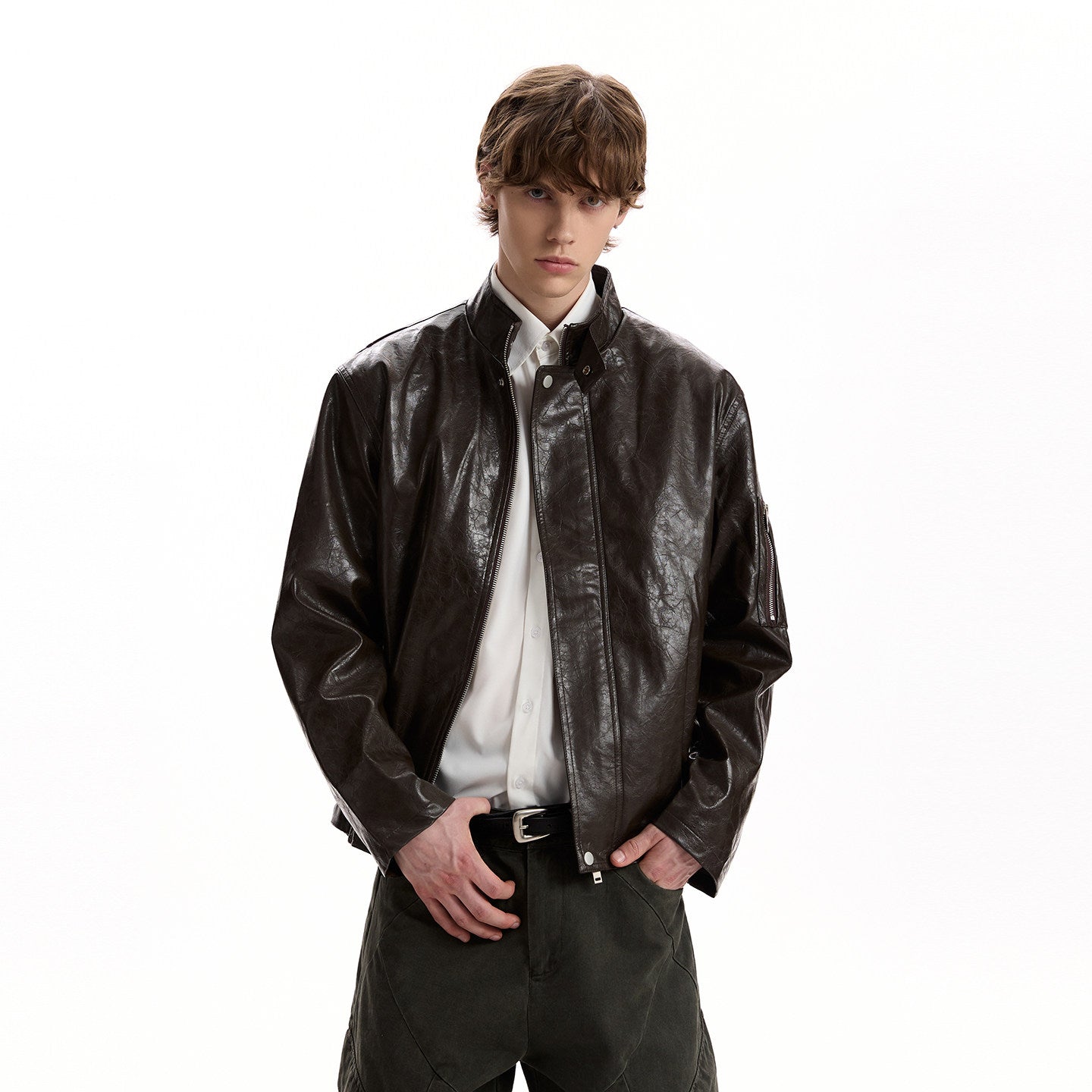 Café Leather Jacket