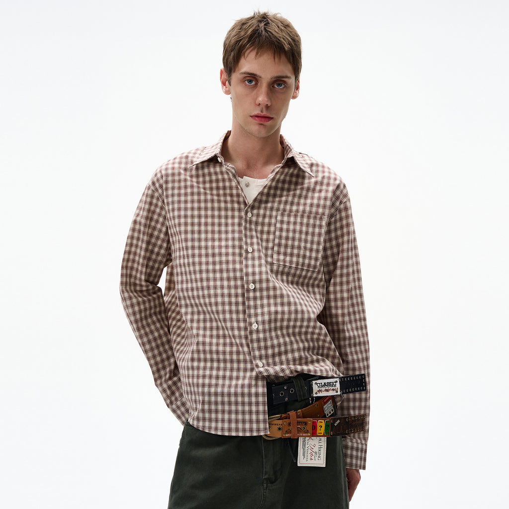 Atelier Plaid Button-Up