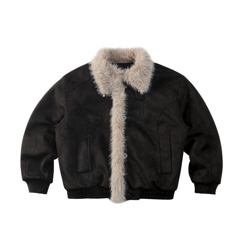 Summit Shearling Suede Jacket