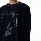 Nocturne Distress Long Sleeve