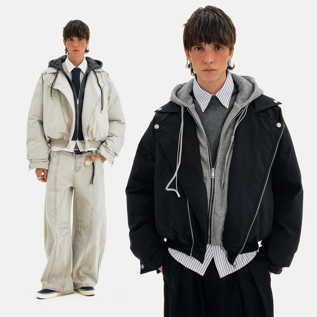 Street Line Layered Hood Jacket