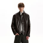 Café Leather Jacket