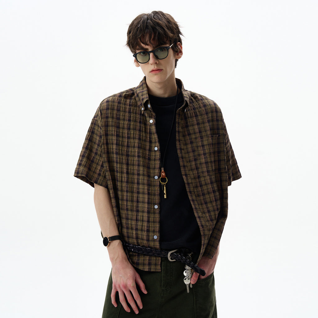 Atelier Mocha Check Shirt