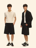 Noir Arc Bermuda Shorts