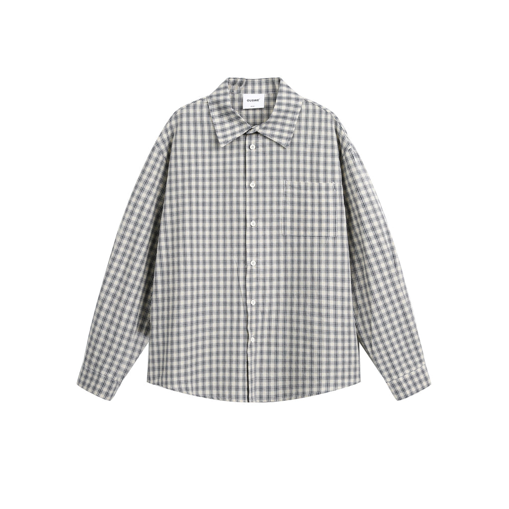 Atelier Plaid Button-Up