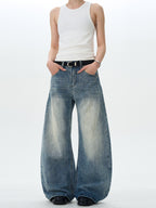 Street Form Washed Straight Denim