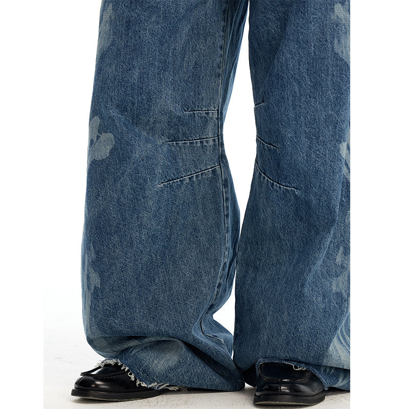 Phantom Wash Wide-Leg Denim