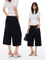 Anchor Cropped Denim