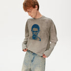 Atelier Distressed Graphic Long Sleeve
