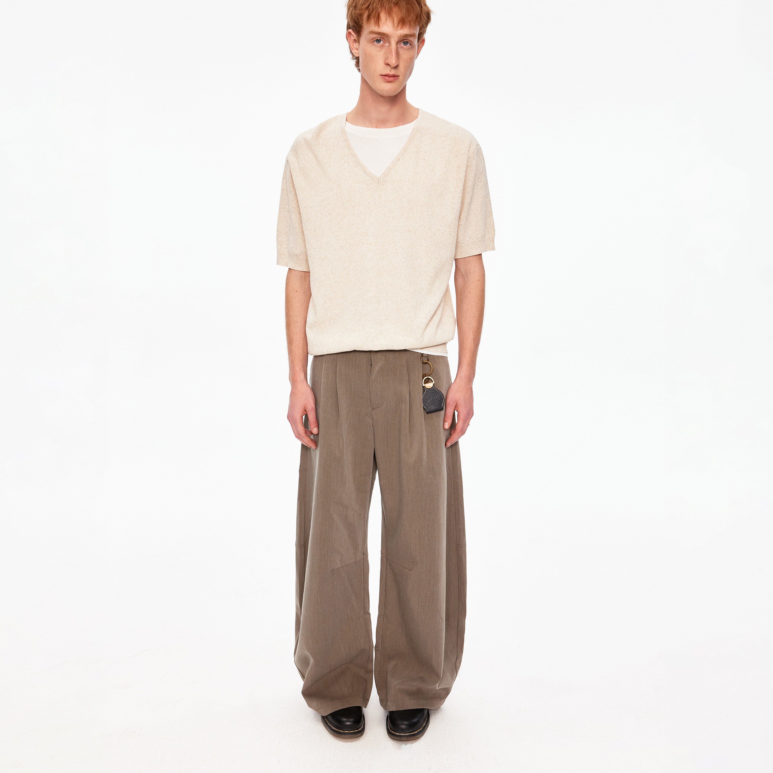 Atelier Layered Knit V-Neck