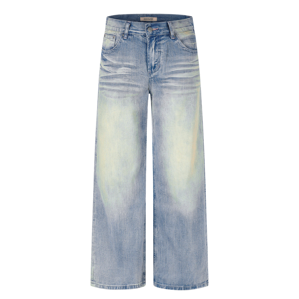 Driftline Slub Wide-Leg Jeans
