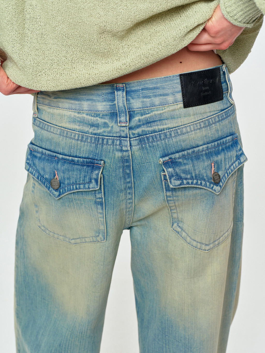 Driftline Slub Wide-Leg Jeans