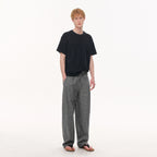 Vanta Pleated Check Trousers
