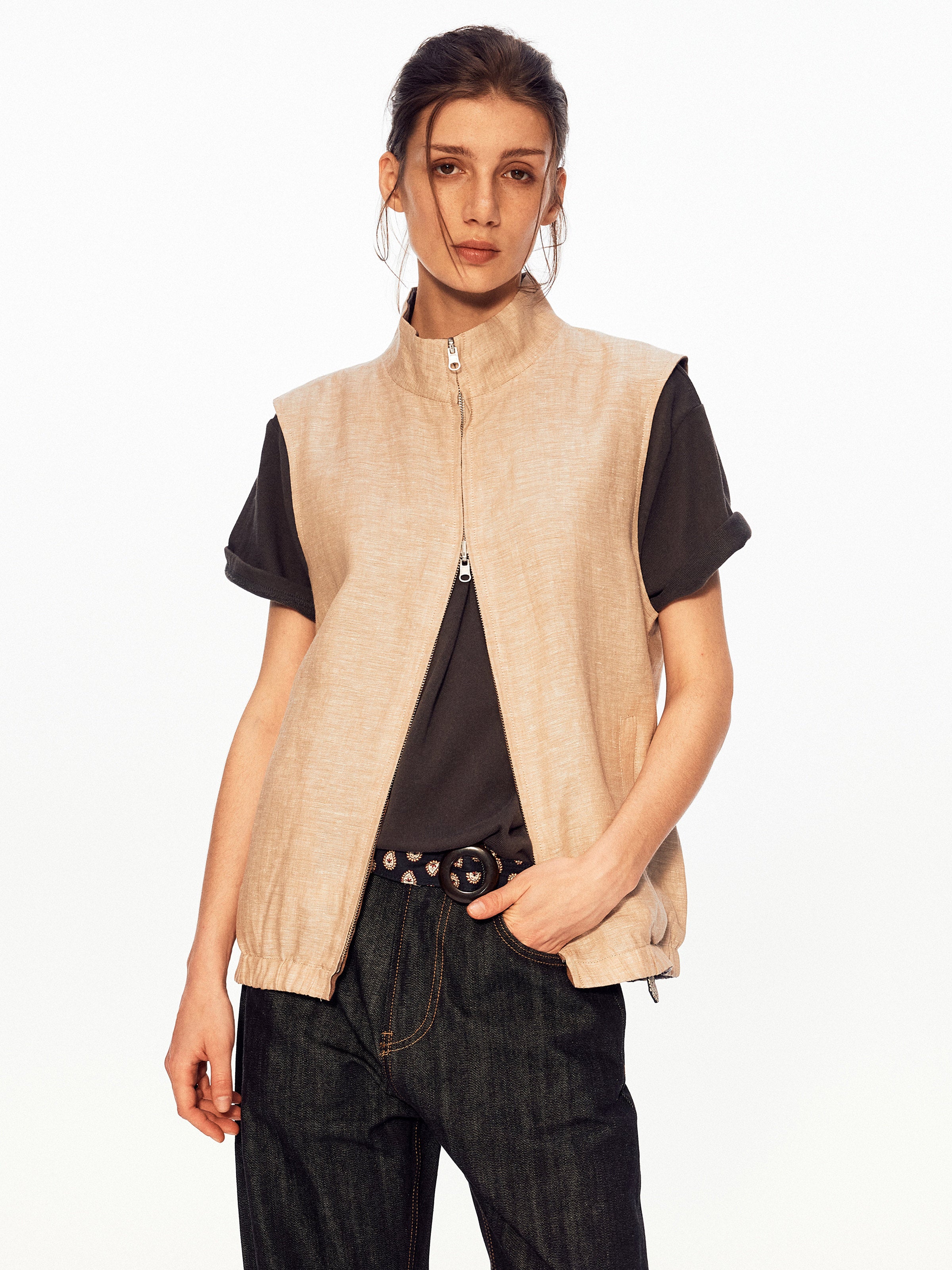 Nomad Linen Vest