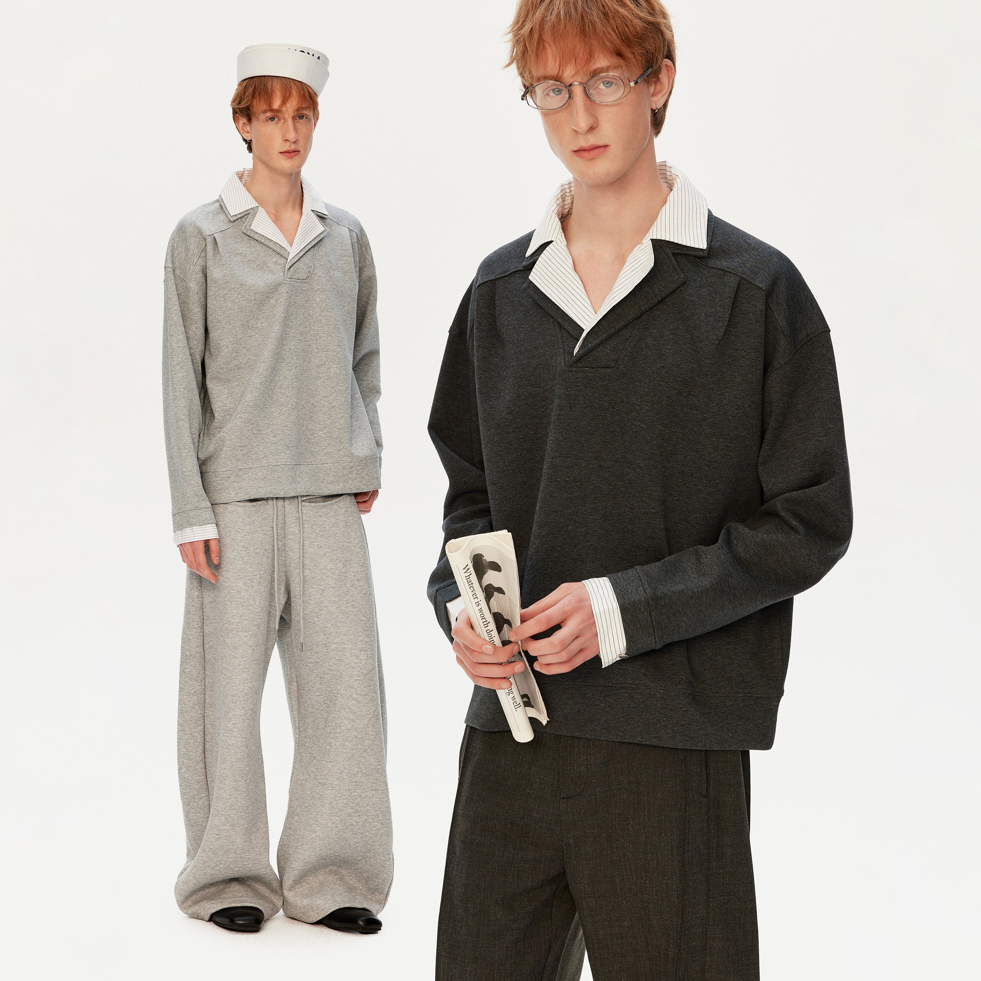 Atelier Double Collar Long Sleeve